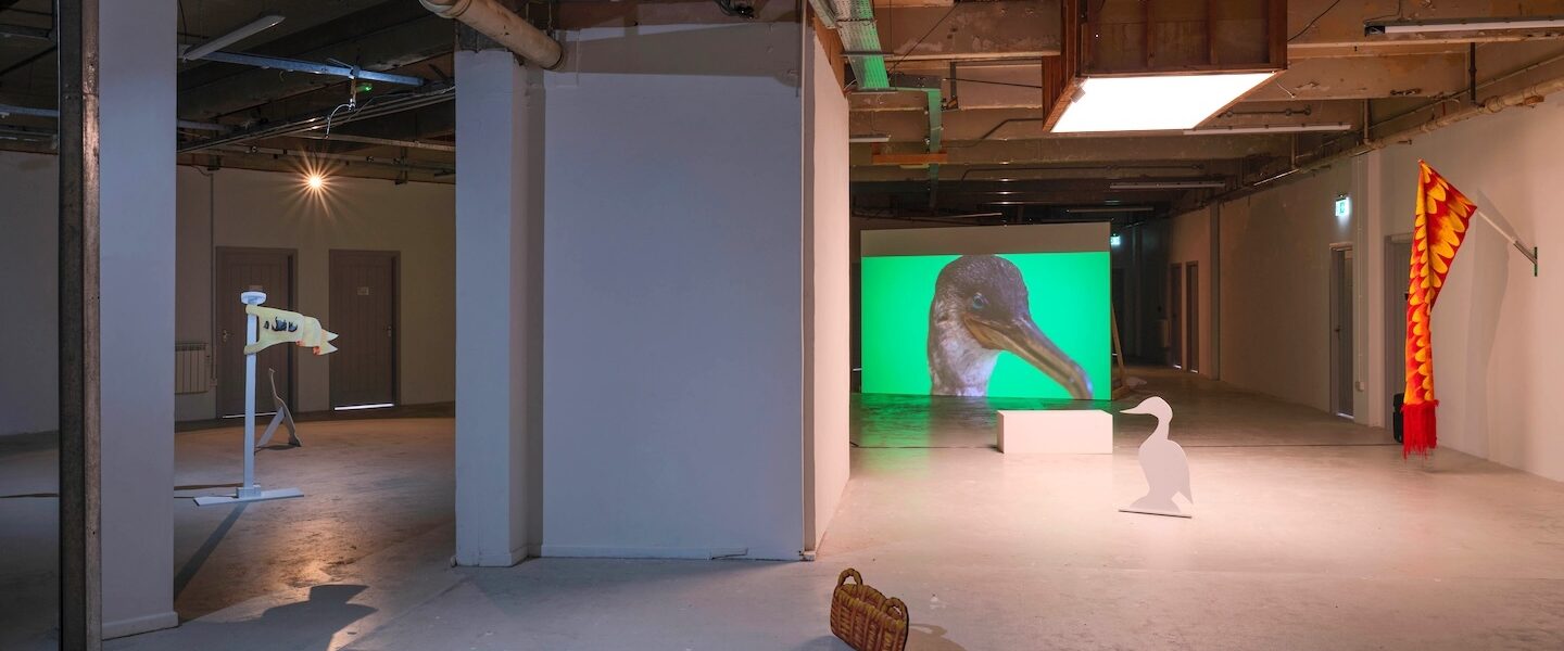 Film and sculptural installation exhbition at Queens Street Studios Belfast 2024
