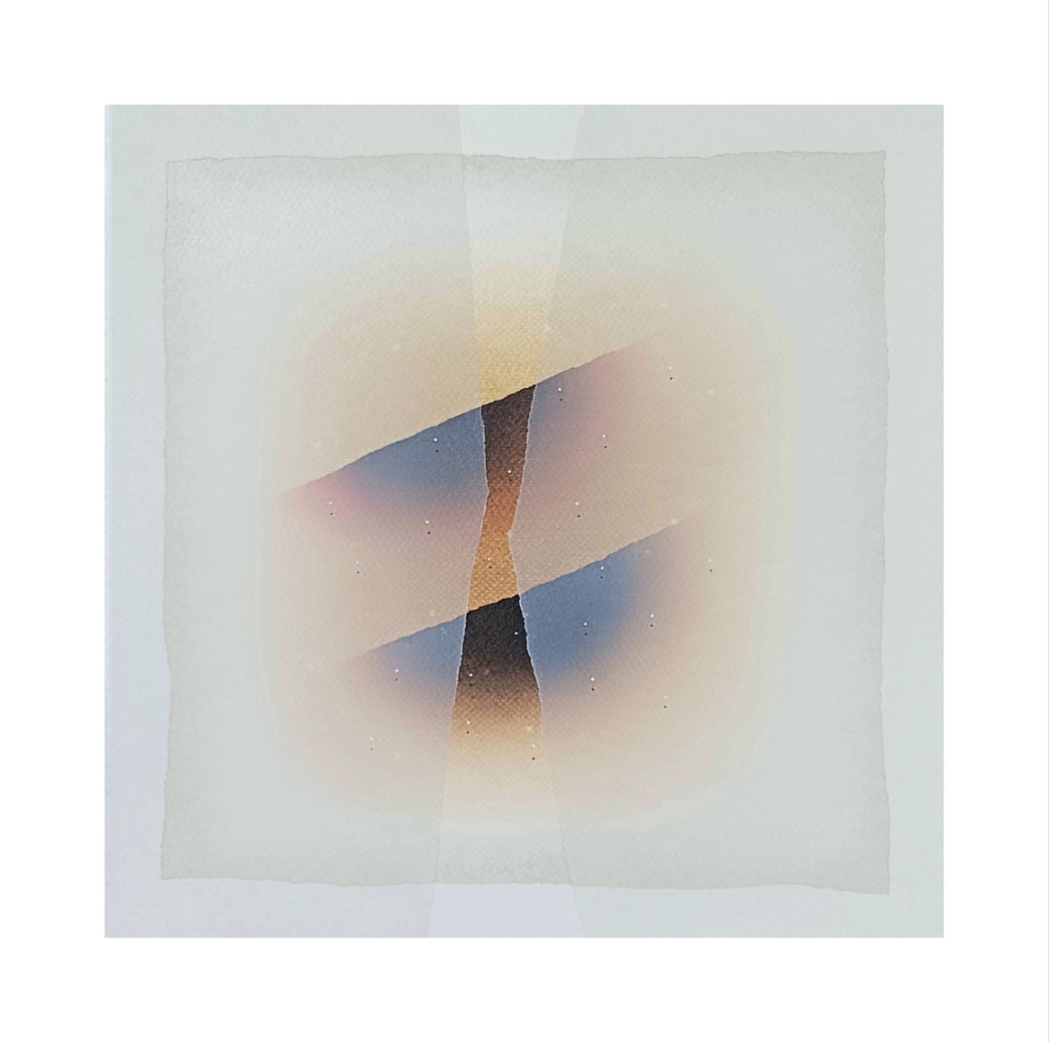 Hemant Rao, Untitled-II, 15"15" (inches), Dry Pastel on Paper, 2025