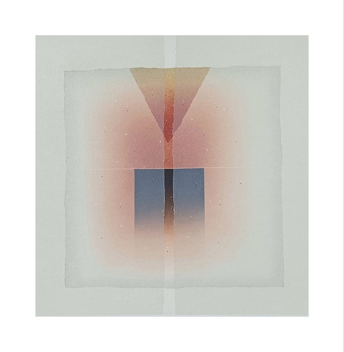 Hemant Rao, Untitled-III, 15"15" (inches), Dry Pastel on Paper, 2025