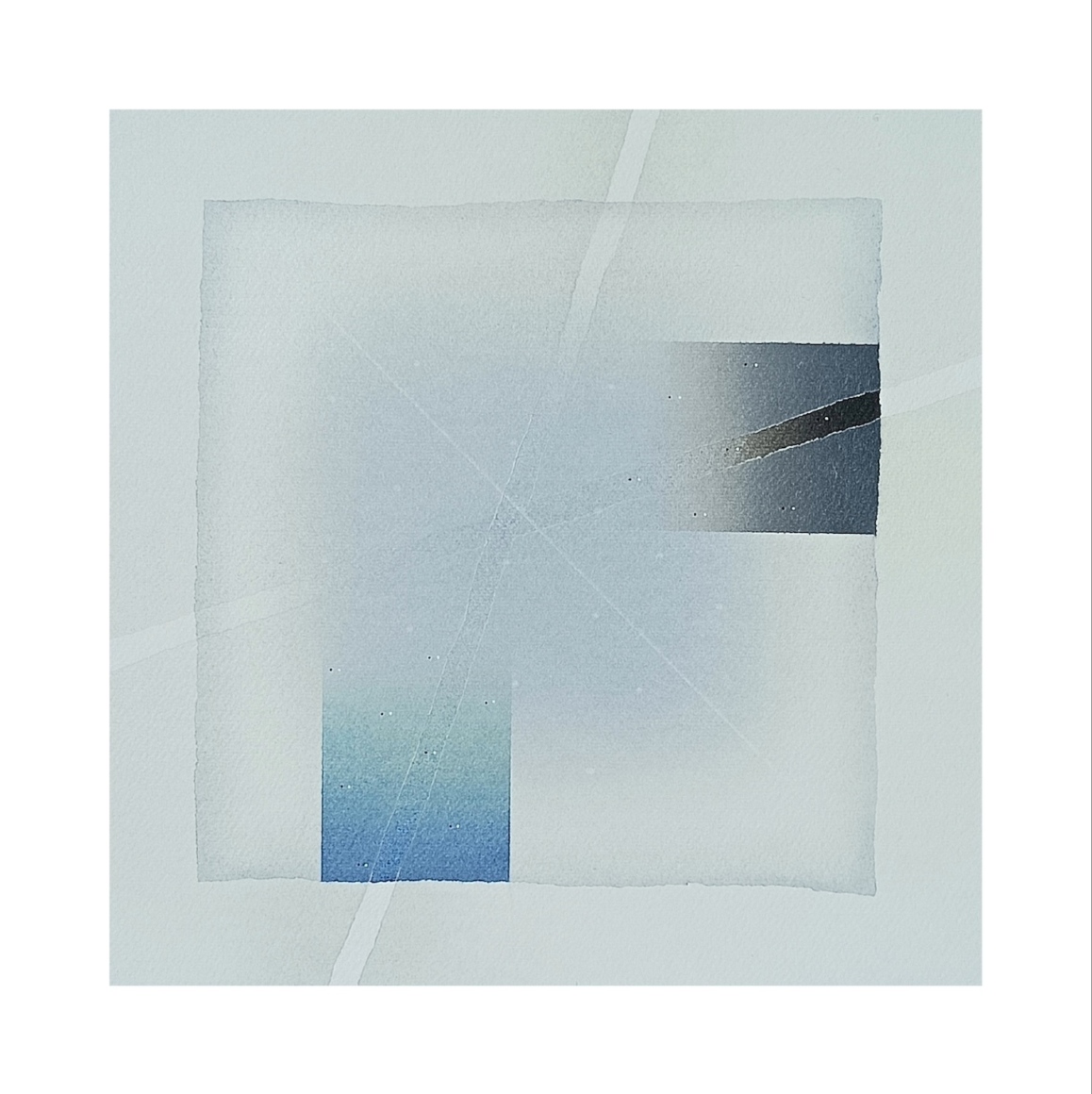 Hemant Rqao, Untitled-IV, 15"15" (inches), Dry Pastel on Paper, 2025