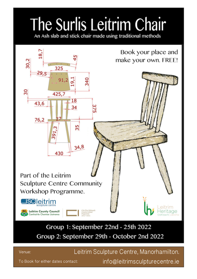 Design for the Surlis Leitrim Chair, LSC 2022