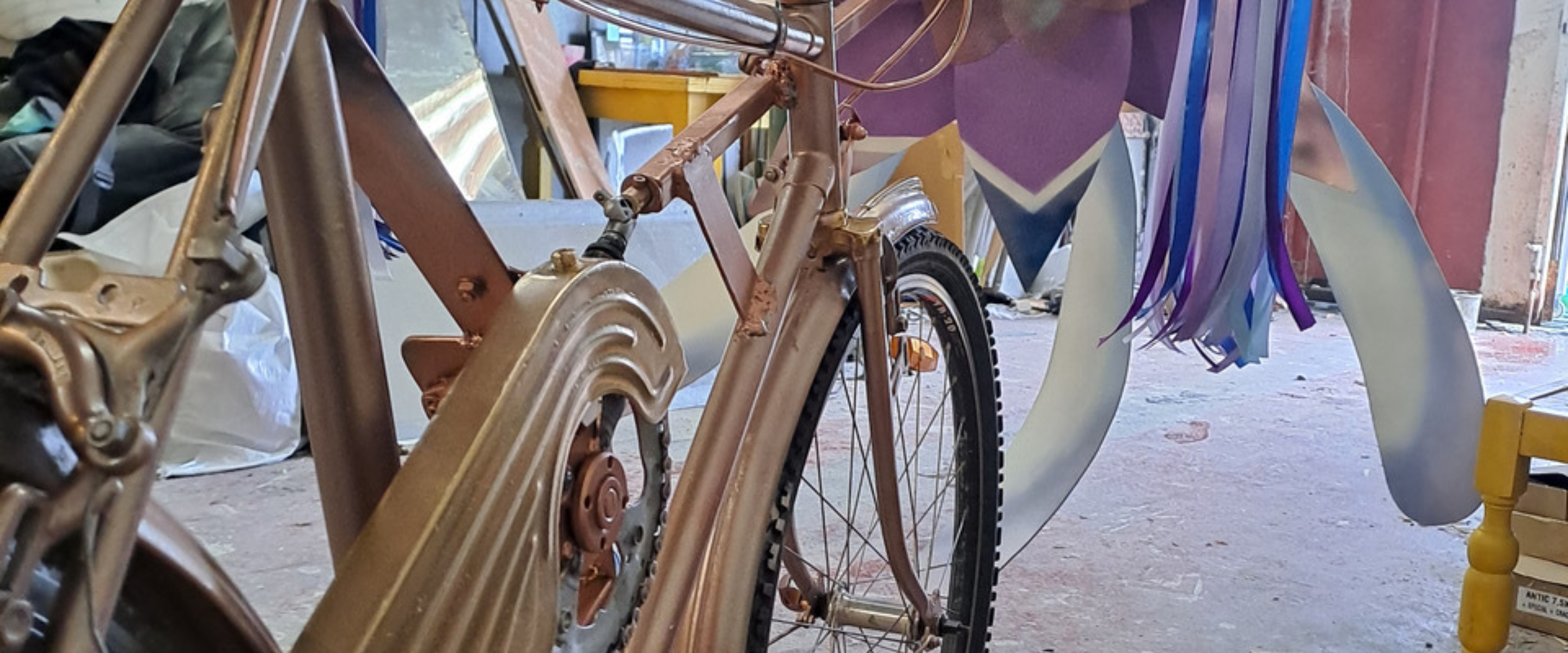 Petal Power Bicycle modification and scrap metal 2025