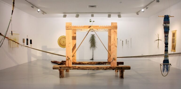 Marta Romani &amp; Karl Logge, ‘Meitheal, or The Social Fabric’, Installation view, LSC 2025, photo credit: Logge-Romani