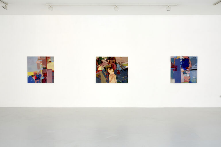 Mary T. Keown, Installation shot of Hyphen-Nations, 2021