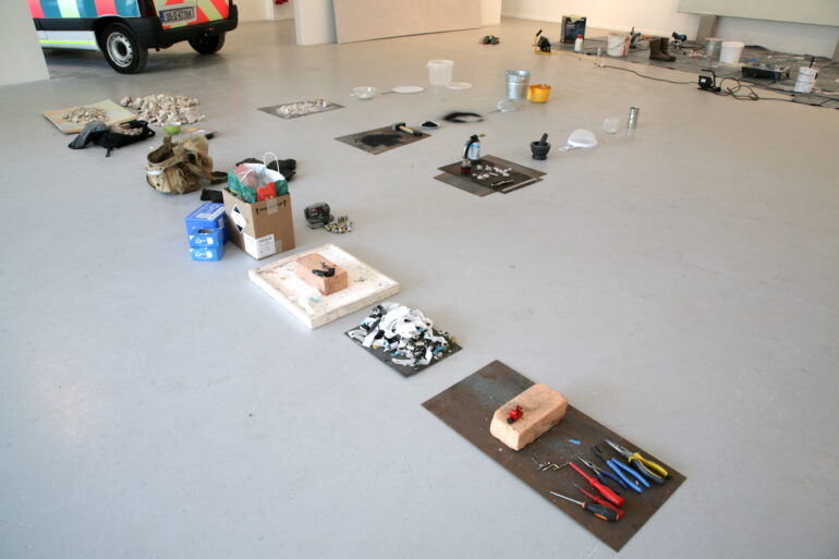 Carl Giffney, PEINT installation, LSC 2013