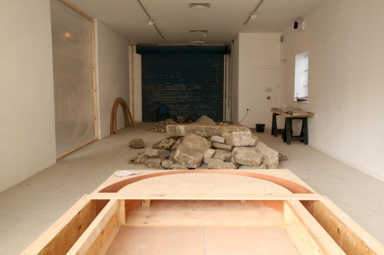 Emma Houlihan, Moving Ground installation view, LSC 2010