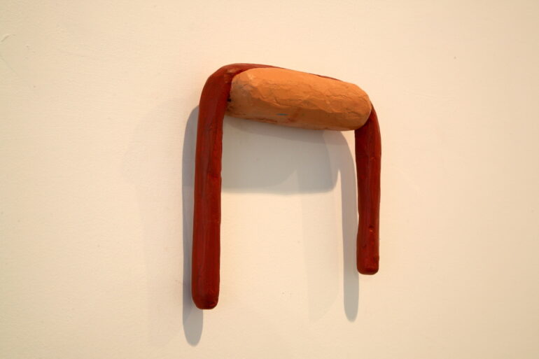 Tony Mullin, BFF, painted bronze, Pack, LSC 2010