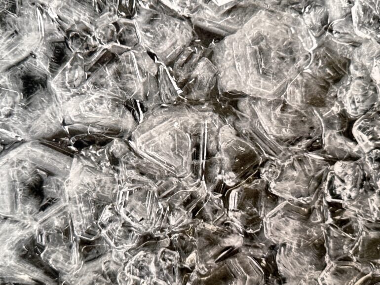 Bernie Colhoun, Crystal Study Series, digital prints, watercolor paper, 307 x 21cm, 2025