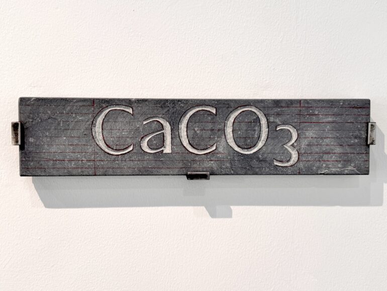 Bernie Colhoun, CaCO3., Kilkenny Limestone, 10 x 46 x 3cm, 2025