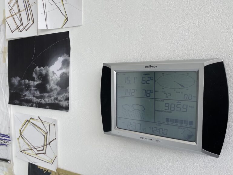 Felicity Clear, Weather Station Live Recording Device, LSC 2023