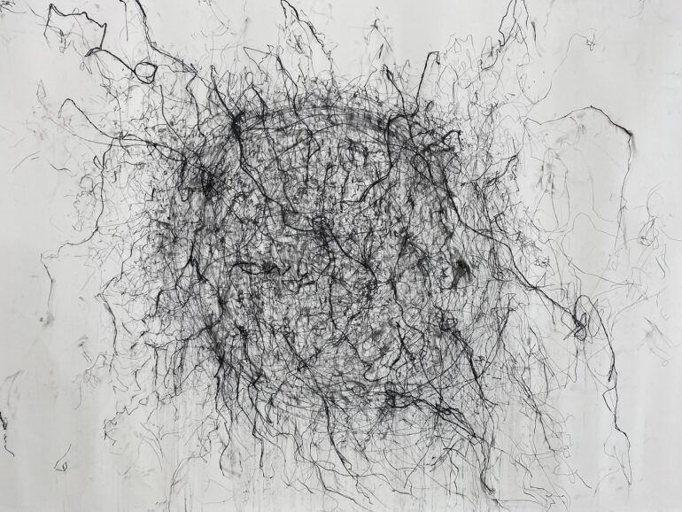 Kiera O Toole, Felt Map Manorhamilton, pencil on paper, LSC 2023