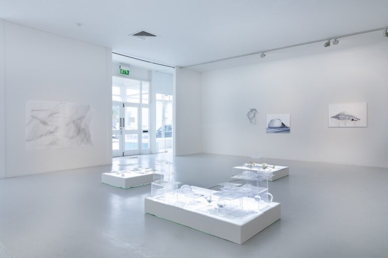 Drawing De Centered Exhibition. Photo: Eugene Lang, LSC 2023