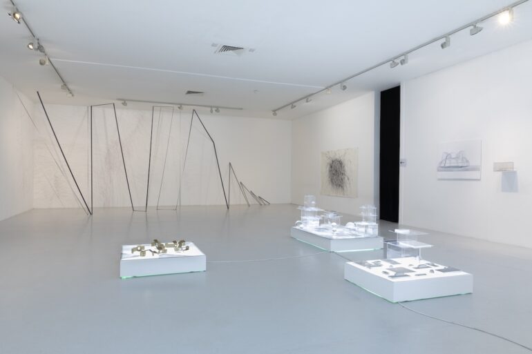 Drawing De Centered Exhibition. Photo: Eugene Lang, LSC 2023