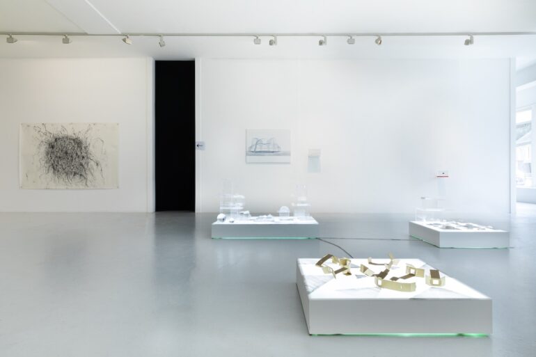 Drawing De Centered Exhibition. Photo: Eugene Lang, LSC 2023